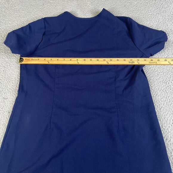 Figs Catarina Scrub Top Women Small Blue One Pocket  V-Neck FW1000 Message Vet - Picture 8 of 10